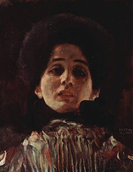 Gustav Klimt Portrat einer Frau Spain oil painting art